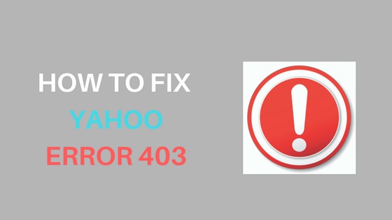 Fix Yahoo Error 403
