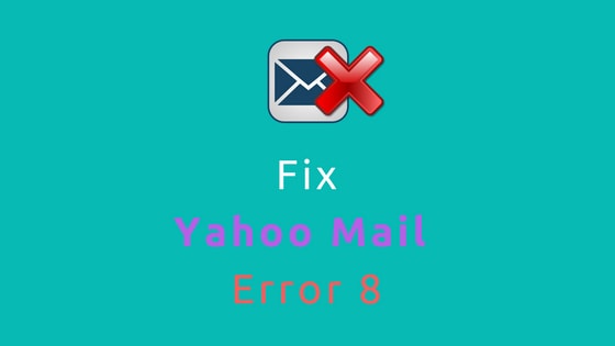 fix yahoo mail error 8